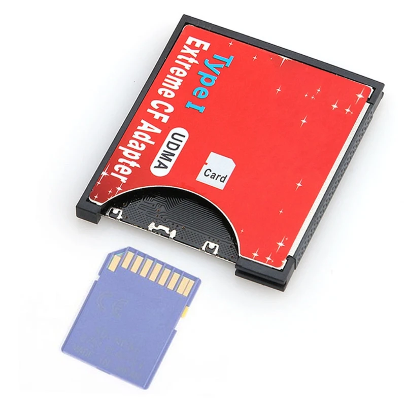 Фото Высококачественный адаптер для карт Micro-SD TF-CF Micro-SD SDHC SDXC в Compact Type I, преобразователь устройства чтения №2