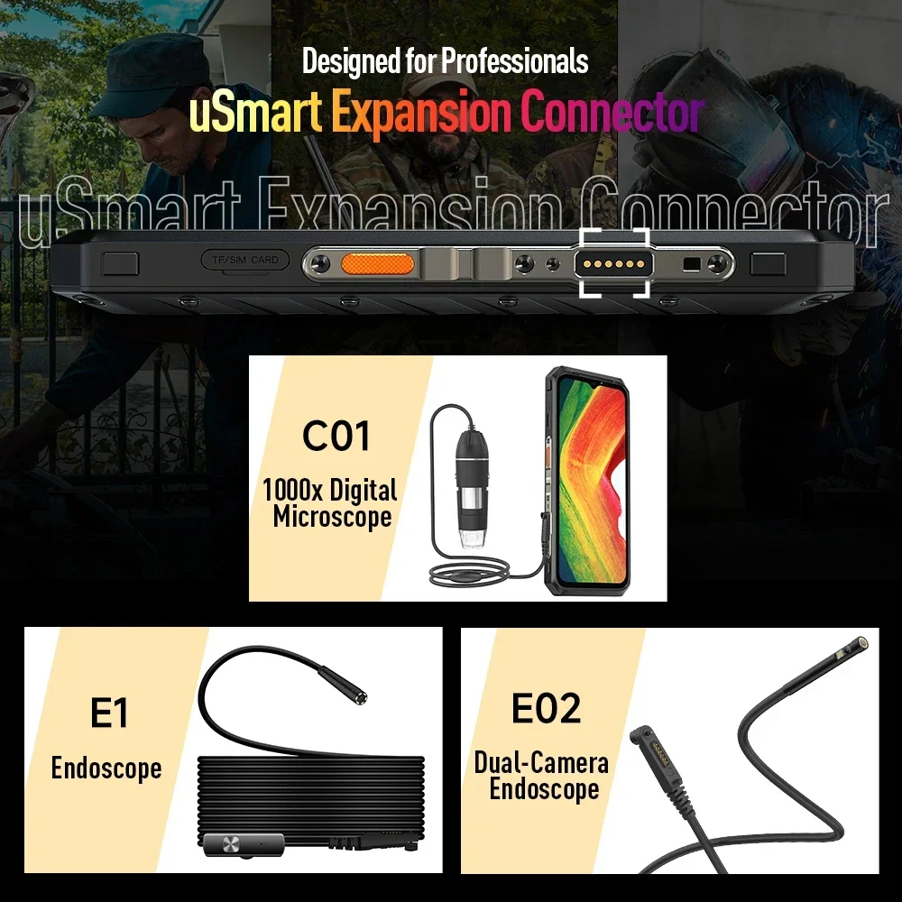 Смартфон Ulefone Power Armor 18 защищенный, Android 13, 24 + 512 ГБ, 9600 МП, мАч, 66 Вт