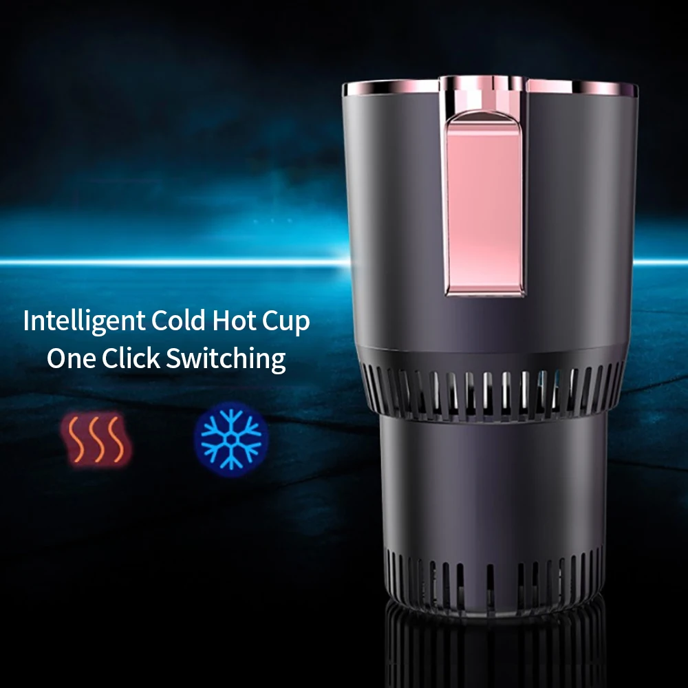 Car Quick Cooling Heating Cup 2-In-1 Car Hot & Cold Cup Home Use Hot & Cold Cup Intelligent Digital Display