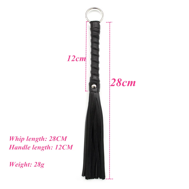 Bondage Boutique Slim Leather Riding Crop Horse Whip pony Spanking Knout BDSM Lash Fetish Flogger Sex toys for Women/Couples