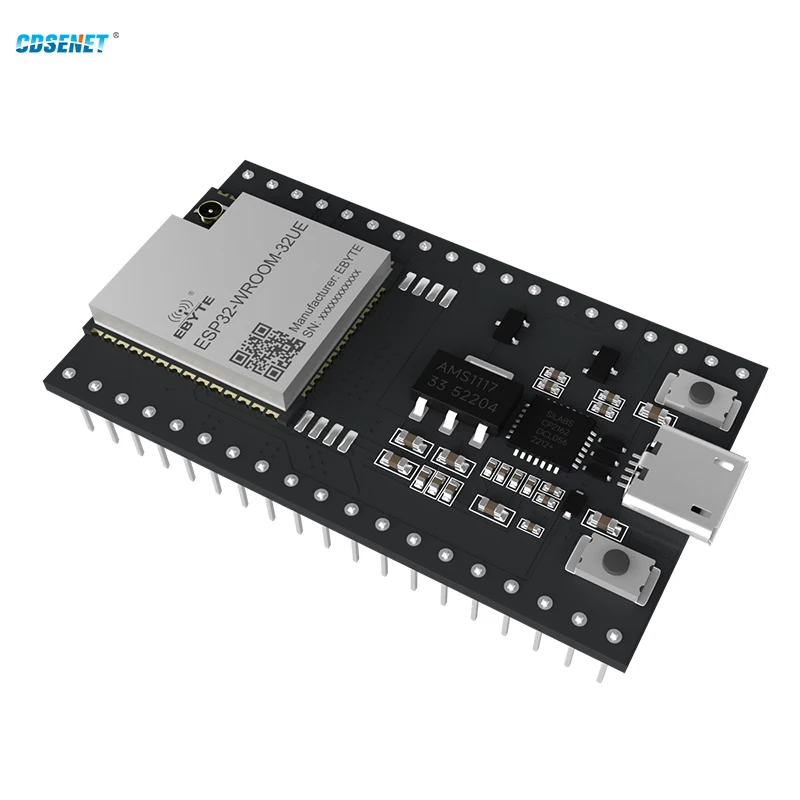 Test Kits for 2,4G ESP32 Dual Core Mcu ESP32-D0WD-V3 WIFI WROOM WROVER CDSENET ESP32-WROOM-32UE 20dbm Fern 400m IPEX Antenne