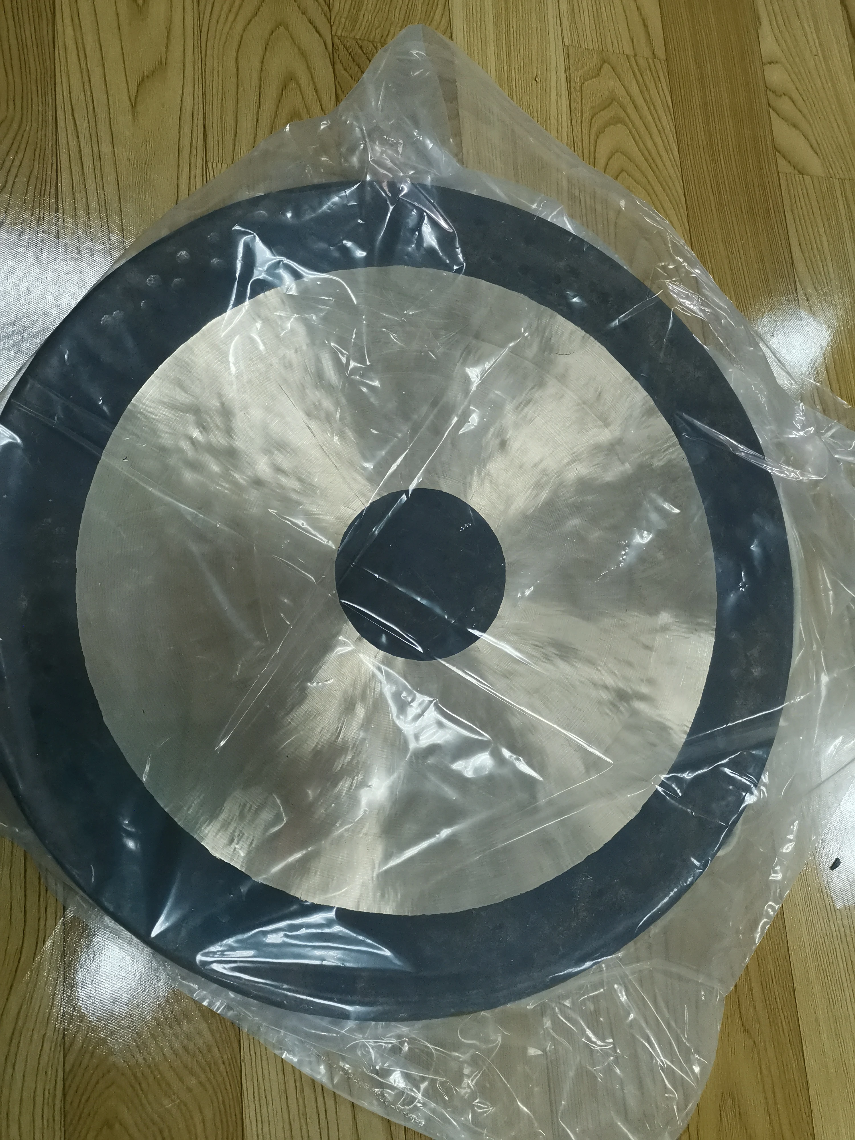 8 inch Bronze Gong with Mallet Handmade Chau Gong Percussion Instrument