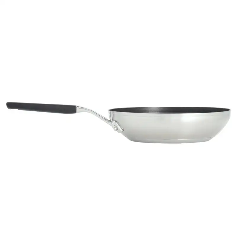 Steel Nonstick Induction Frying Pan, 8 inch, Brushed Stainless Steel -  AliExpress