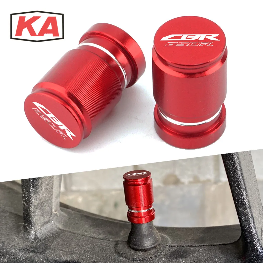 Logo For Honda Cb650R Cbr650R Cb Cbr 650R 650 R Cnc Moto Bike Tire Valve Caps Airtight Stem Cover Plug Motorcycle Accessories