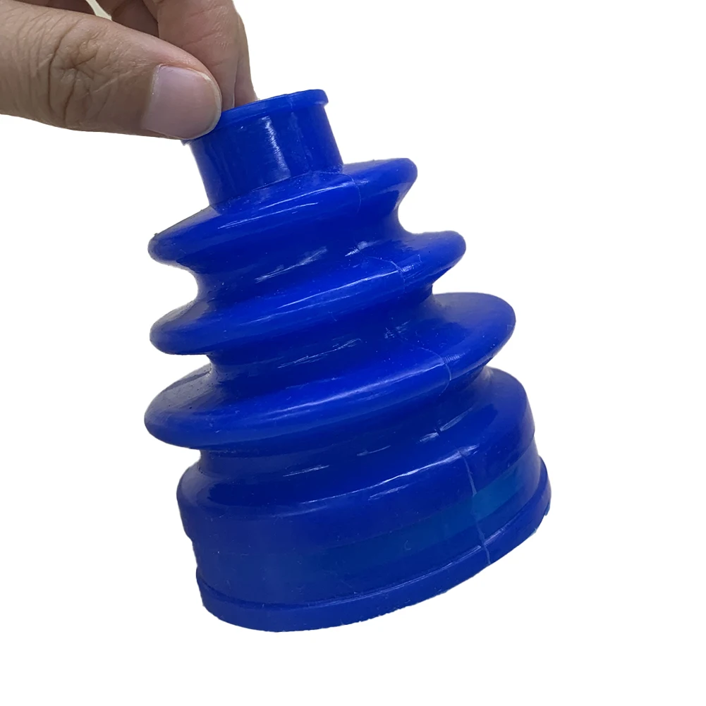 SiliconeBlueOuterCVJointStretchyFlexiCVBootGaiterClampsKit