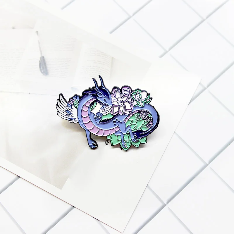 Multicolor Bird Honeybee hive Bee Brooch Pins Enamel Flying dragon lizard Plants Animals insect Lapel Brooches Jewelry Wholesale