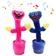 

Singing and Dancing Huggy Wuggy Plush Toy Game Poppy Playtime with Music Sausage Monster Doll Electric Cactus Toy Birthday Gifts