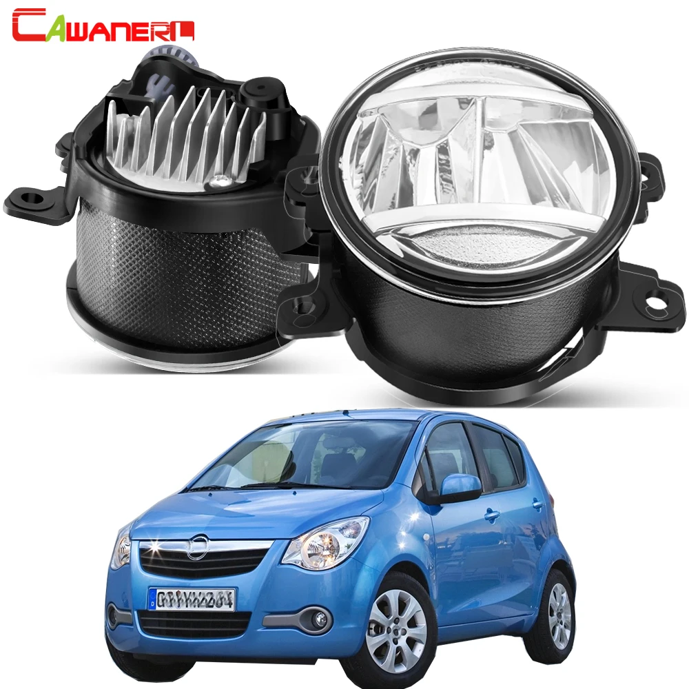2X30W 4000Lm Led Fog Light Assembly Upgrade Car Fog Driving Lamp High Bright Per Opel Agila (B) (H08) Hatchback 2008-2015