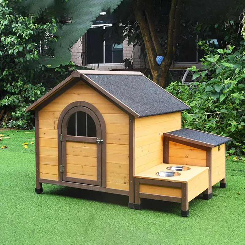 

Luxury Outdoors Kennel Cage Pleasantly Cool Sunshade Burliness Comfort Warm Kennel Dog House Villa Los Perros Dog Supplies LVKC