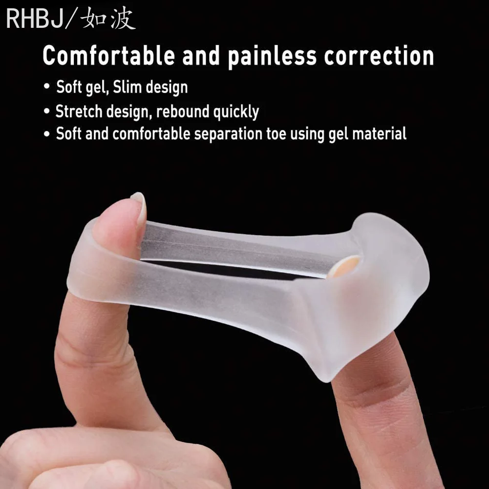 Toe separators 2/4/8pcs Separator Feet Care Protector Silicone