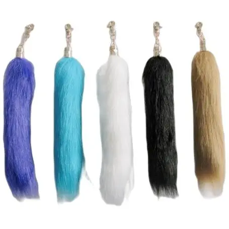

Free shipping faux fox fur fashion bag charm and bag accessories