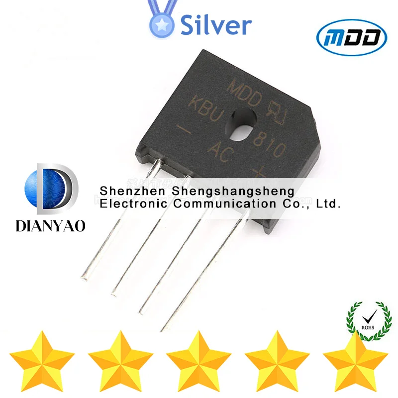 KBU810-DIP4-ZGY20005-Electronic-Components-ZGY9803-KBU1010-RPI-125-LTH ...