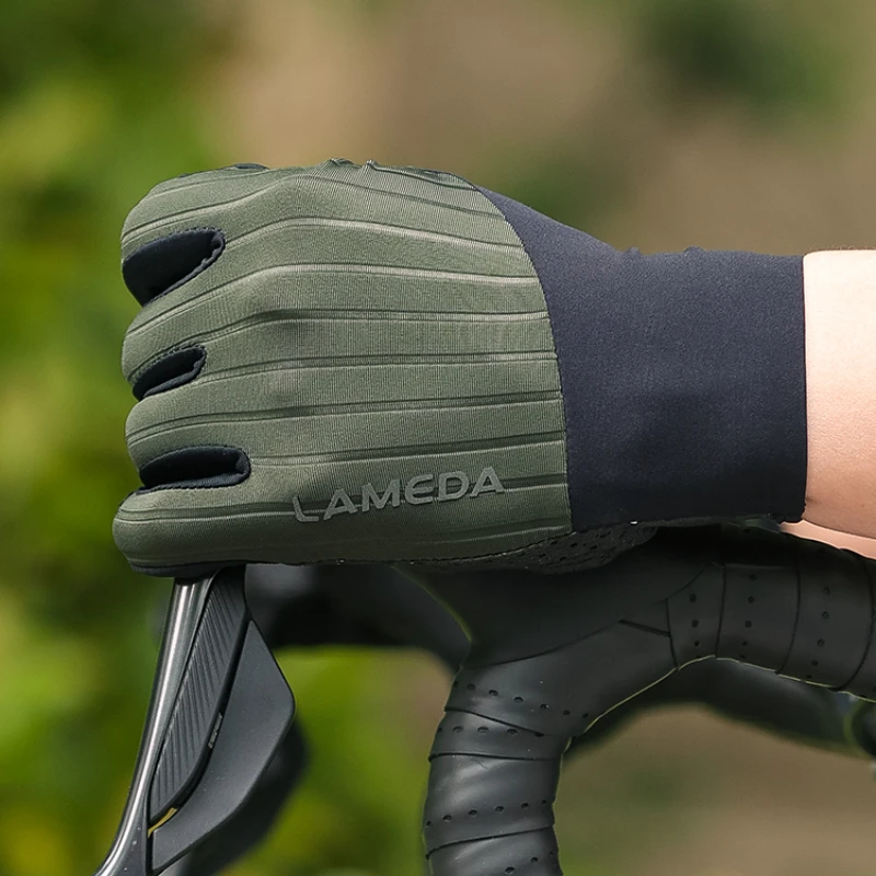 Lameda Cycling Gloves Touch Screen Men's Cycling Gloves Damping Bicycle Gloves Highly Elastic Lightweight Bicycle Accessories 5