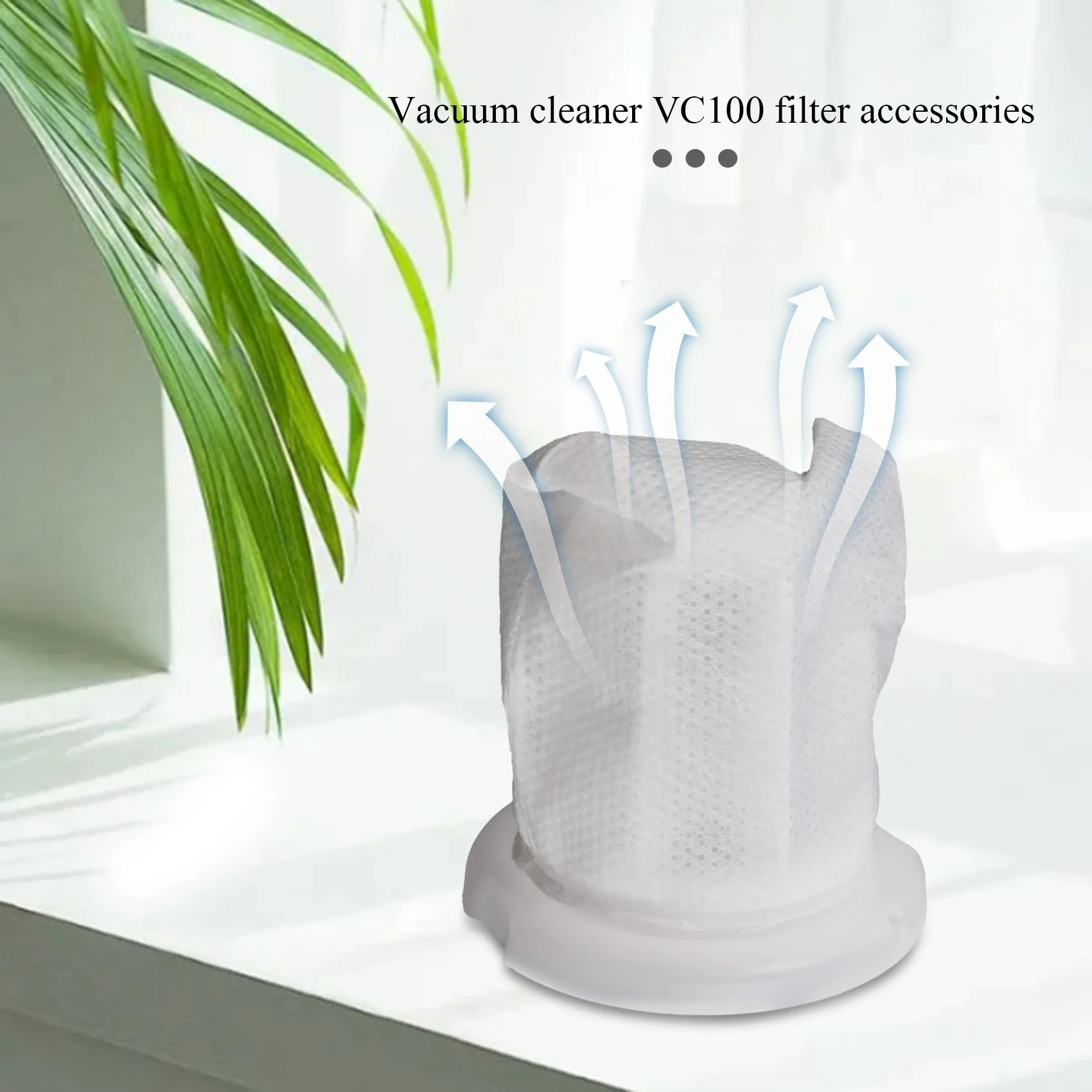 

4 Pcs Filter for Vorwerk VC100 Cordless Vacuum Cleaner VC100 Dirt Filter Replacement Filters