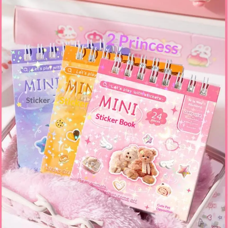 24 Pezzi/Pacco Adesivi Decorativi Kawaii per Scrapbooking, Collage e Diari, Decorazioni Carine per Artigianato - immagine 2