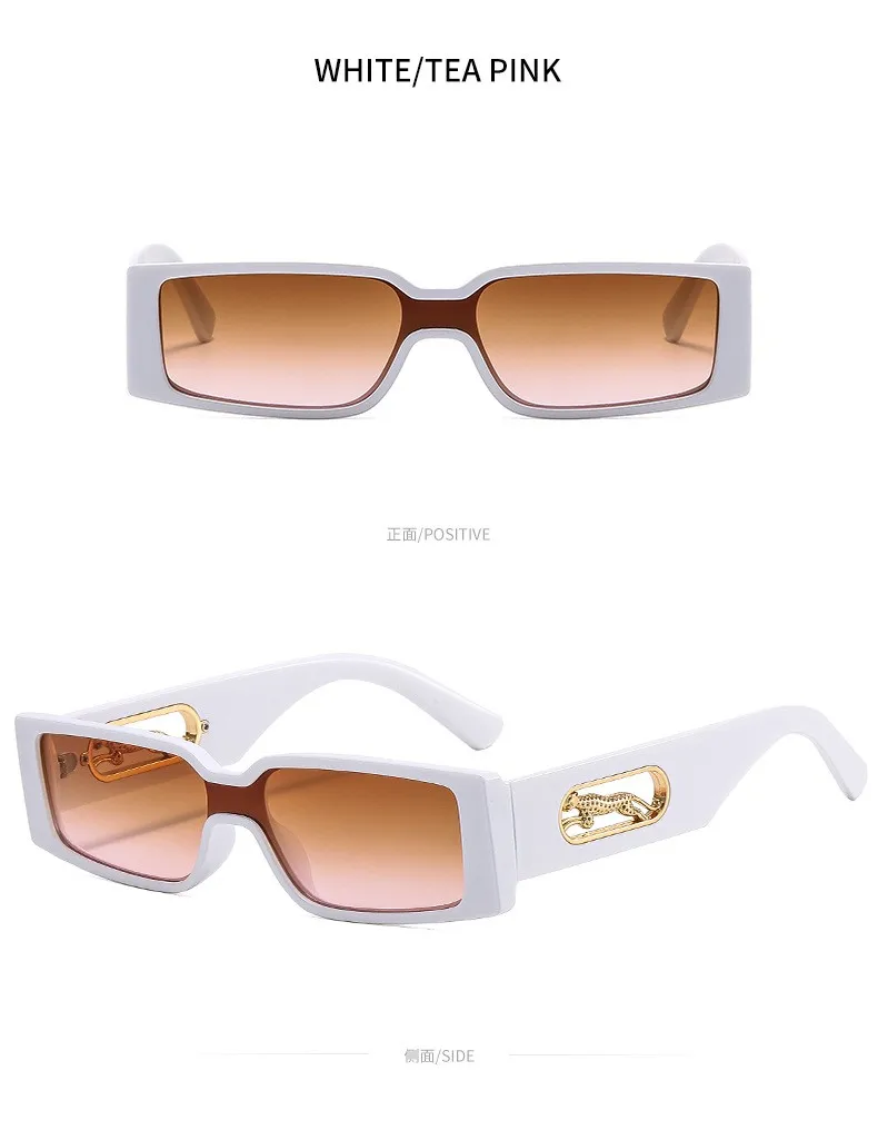 GM LUMIAS Nuovi occhiali da sole rettangolari Fashion Vintage Gradient Candy Color Shades Trendy Ins Popular Brand Design UV400_voghion.com