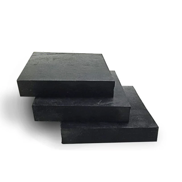 Black Industrial Rubber Blocks Wear-Resistant Noise Reduction