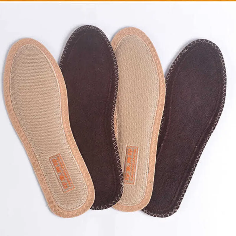 Deodorant Foot Insoles Bamboo Charcoal Insert Mesh /Cowhide Leather Breathable Shoe Pad Insert Suction Perspiration Insole