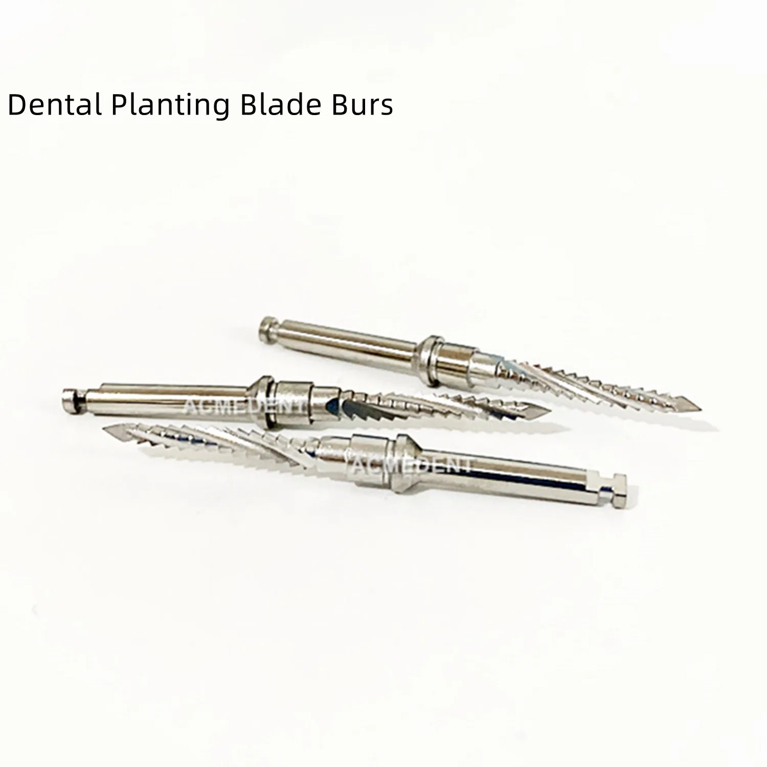 

3Pcs Dental Cross Cutter Drill Implant Bone Cut Debris Blade Fit Lindemann Point Sharp Head Tungsten Carbide RA Latch Type