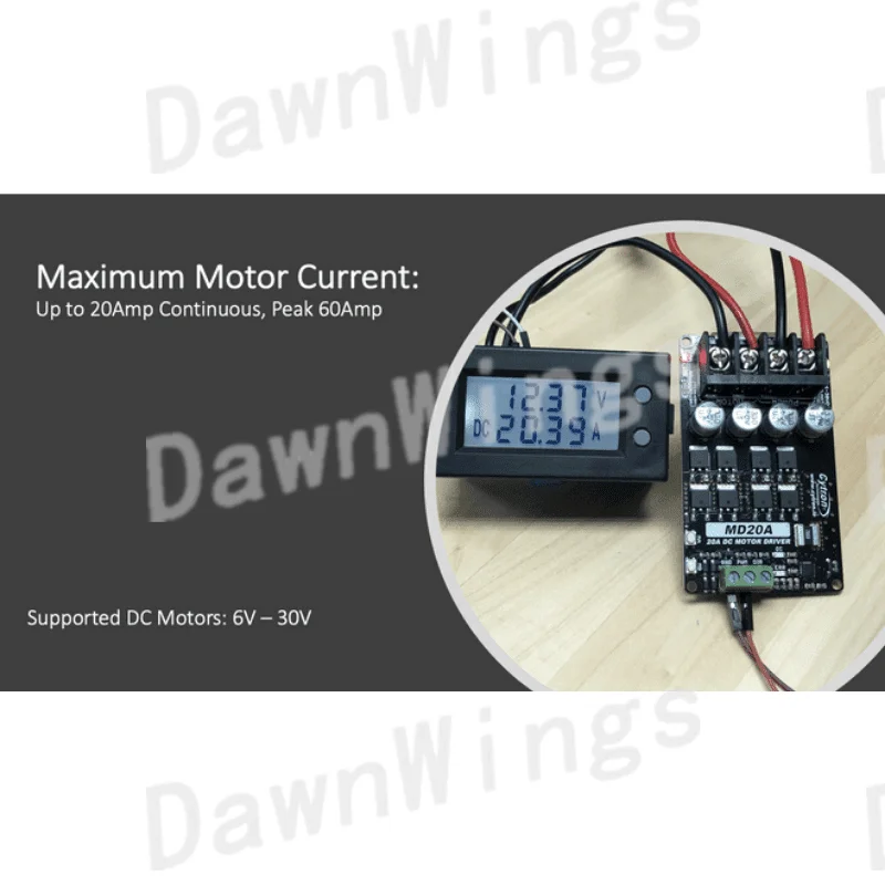 DC 모터 드라이버, MD20A - Cytron 20Amp, 6V-30V