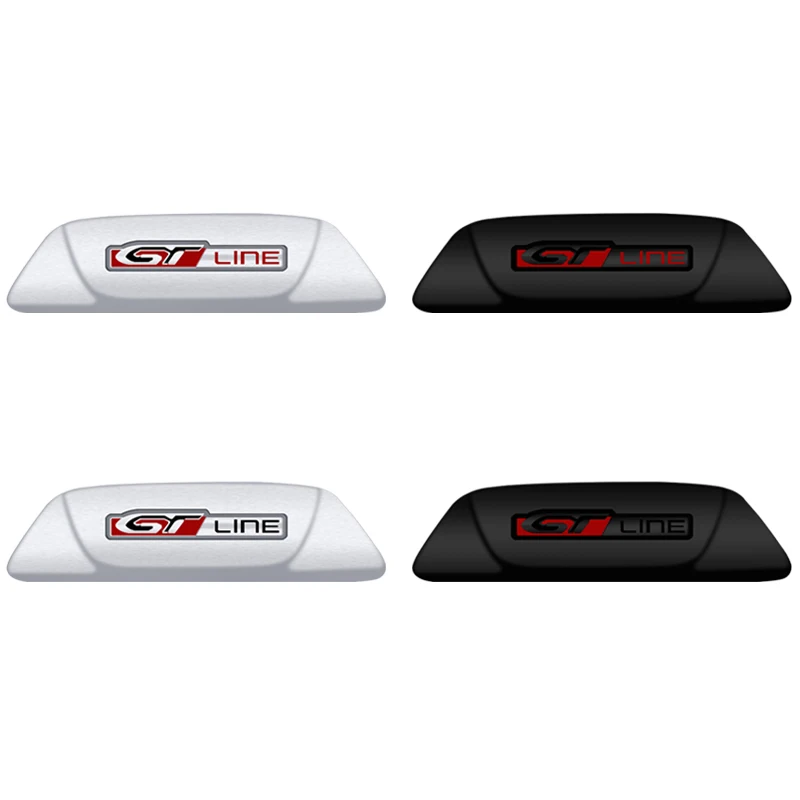 GT LINE Metal Emblem Car Steering Wheel Badge Sticker Decal for Peugeot 308 PHEV 508 3008 4008 5008 Accessories