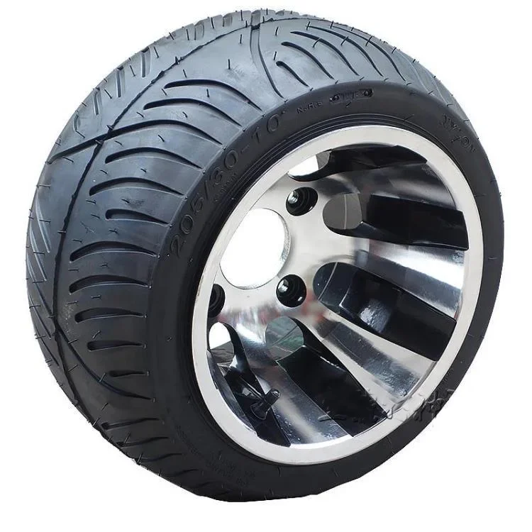 GO KART KARTING ATV UTV Buggy 205/30-10 Inch Wheel Tubeless Tyre Tire With Aluminum Alloy Hub