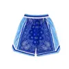 New Summer NBA star style cashew flower Mesh Short Classic Floral Printed Gym Shorts Men's Gym Basketball Sports Beach Shorts 5