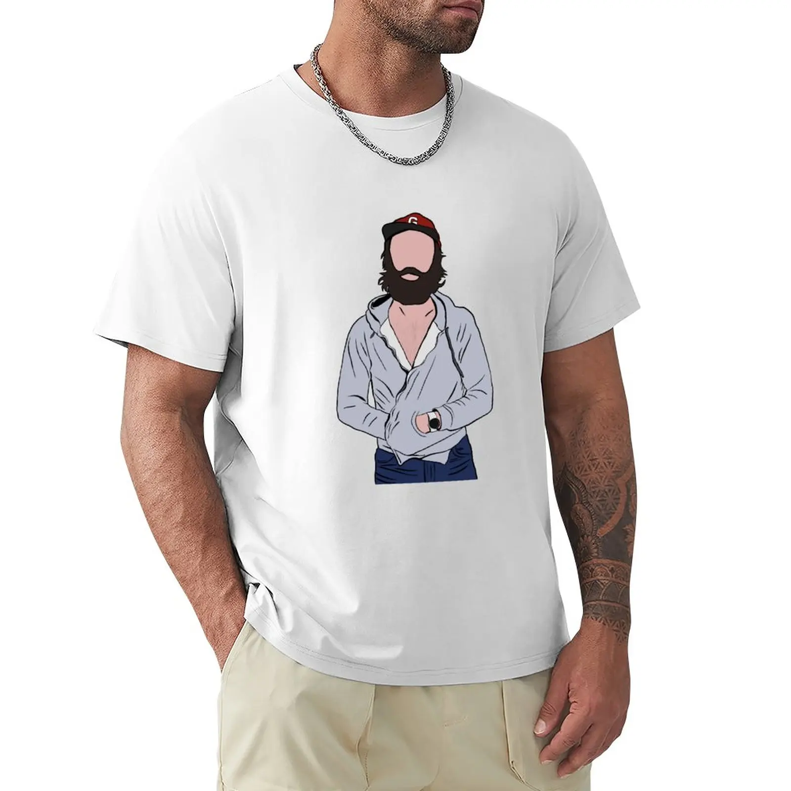

phil collins is cool T-Shirt anime clothes plus sizes plain t shirts men