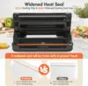 Sealer Machine Powerful Wide Seal Food Sealer with Bags Storage and Build-in Cutter 4