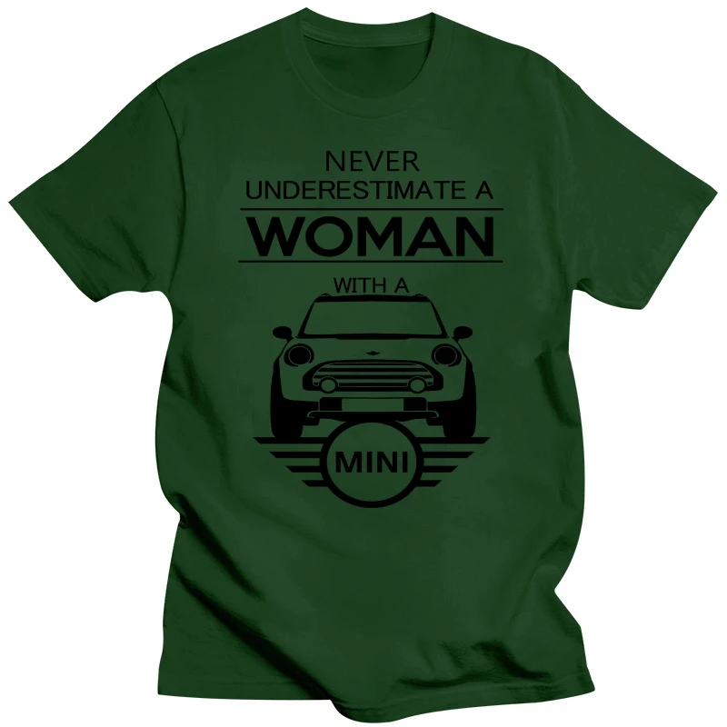 Mini Cooper T-Shirt Never Underestimate A Women with a Mini Top Girls Tee