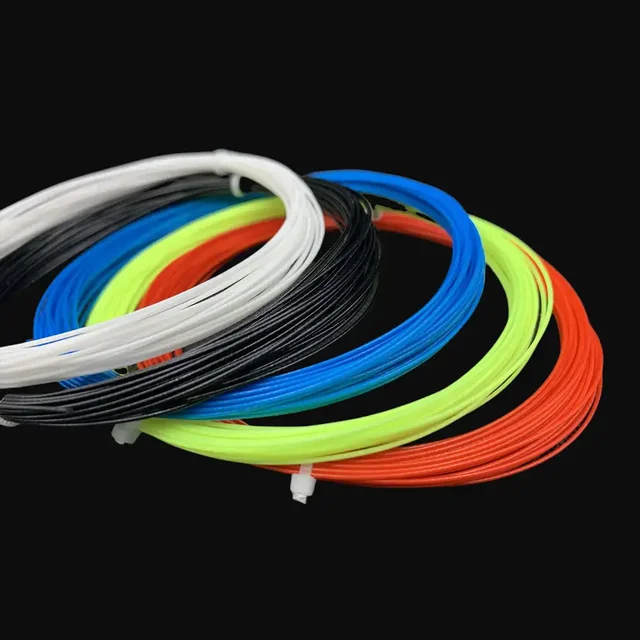 Multicolor Badminton Racket String Dia.0.7mm Length 10M Badminton Racquet Wire BG65 BG65Ti Sport Supplies Racquet Stringing 4