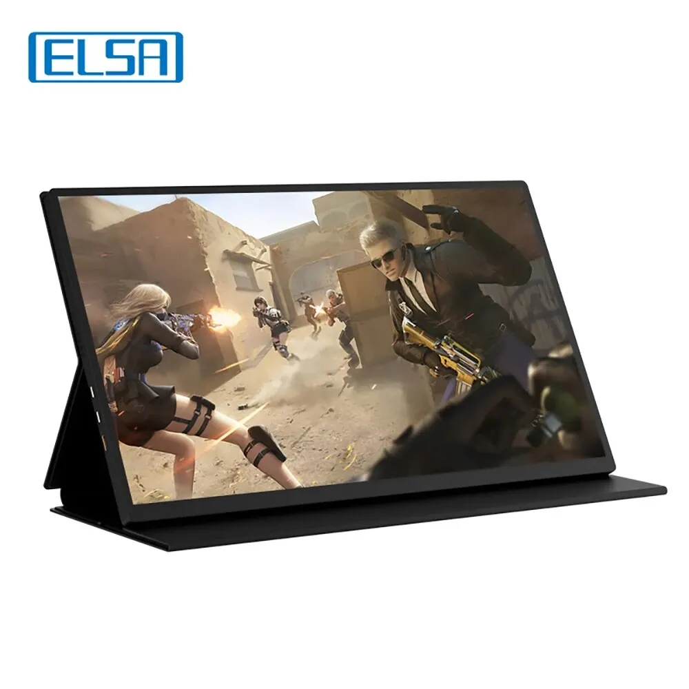 ELSA ޴  PC Ʈ Xbox PS4 PS5 ġ 60HZ ÷̿ ̴ HDMI ũ, 18.5 ġ FHD 1920X1080 IPS