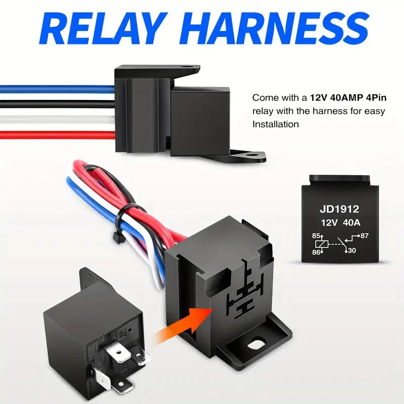 12V Racing Car Ignition Start Stop Button with Lighted Toggle Switch Panel
