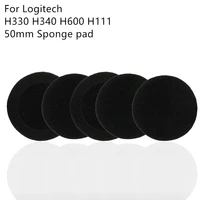 50mm Sponge Universal Ear Pads for Logitech H330 H340 H600 H111 Earmuffs Sennheiser PX100 PX200 Sponge Cover Earphone Earpads - Image 5