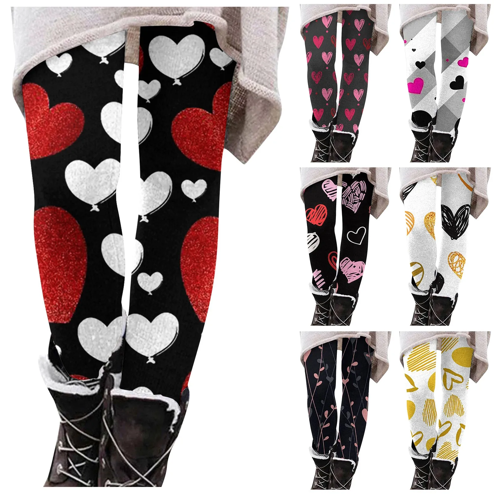 

Women's Long Pants Christmas Printed Elastic Soft Cotton Leggings 2024 Fashion Casual Loose Vintage Robe 한국인 리뷰 많은 옷