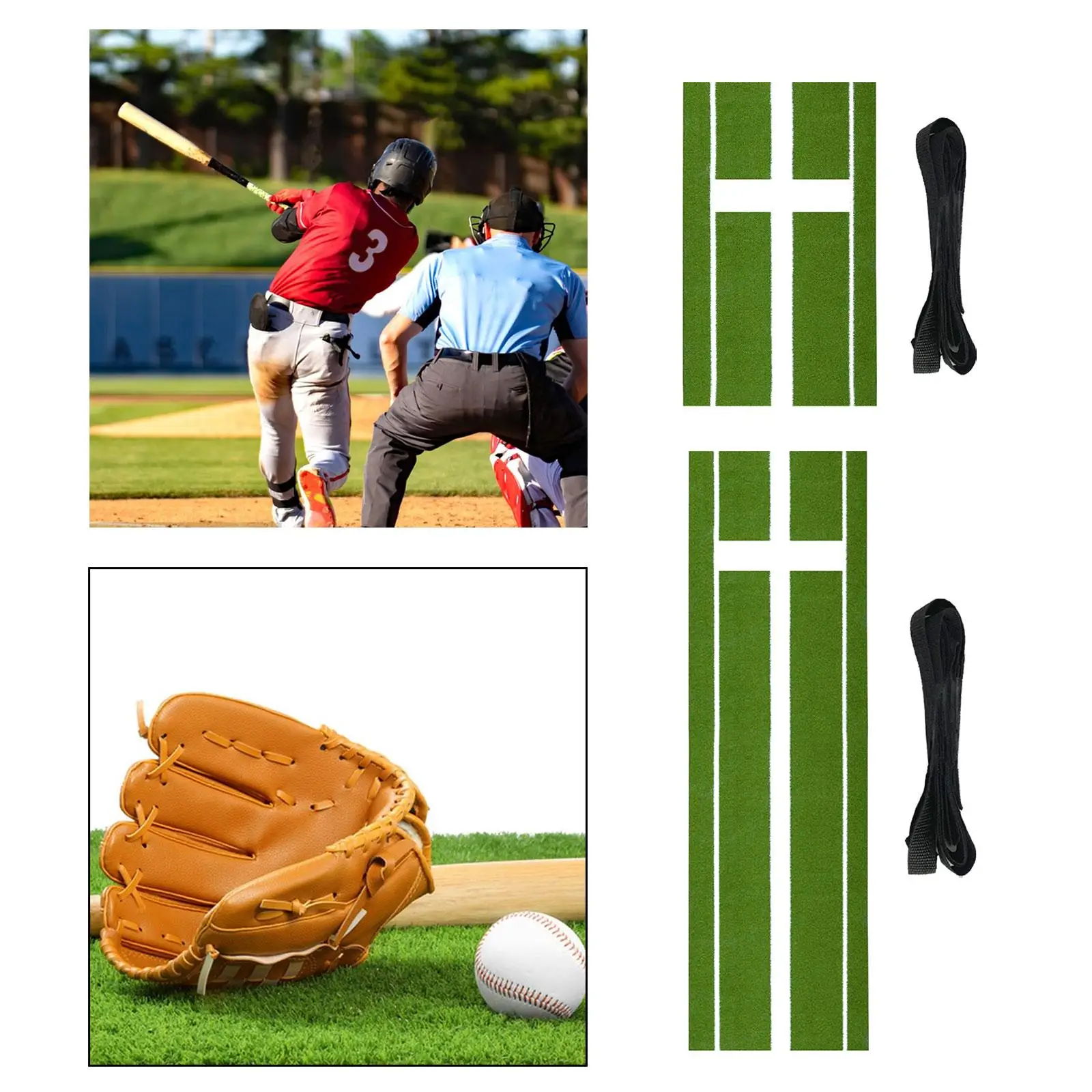 Baseball Hitting Mat Anti Slip Backing Softball Pitching Mat Softball Training Aid for Backyard Beginner Garage Party Floors Baseball Hitting Mat Anti Slip Backing Softball Pitching Mat Softball Training Aid for Backyard Beginner Garage Party Floors