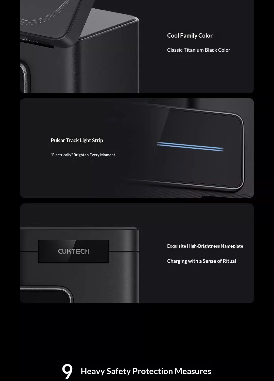 CUKTECH Super Power Station No.15 140W 6-in-1 Multi-Function Desktop Charger GaN Fast Charger