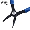 Japan's TTC Kakuta's New Circlip Pliers 5-Inch Mini Straight-Nose Pliers MSI/MSK-125 for Mounting Micro Snap Rings 2