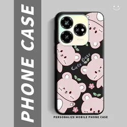 Shockproof Silicone Phone Case with Fashion Cartoon Design for ZTE Blade V60 4G (HS-C0105)