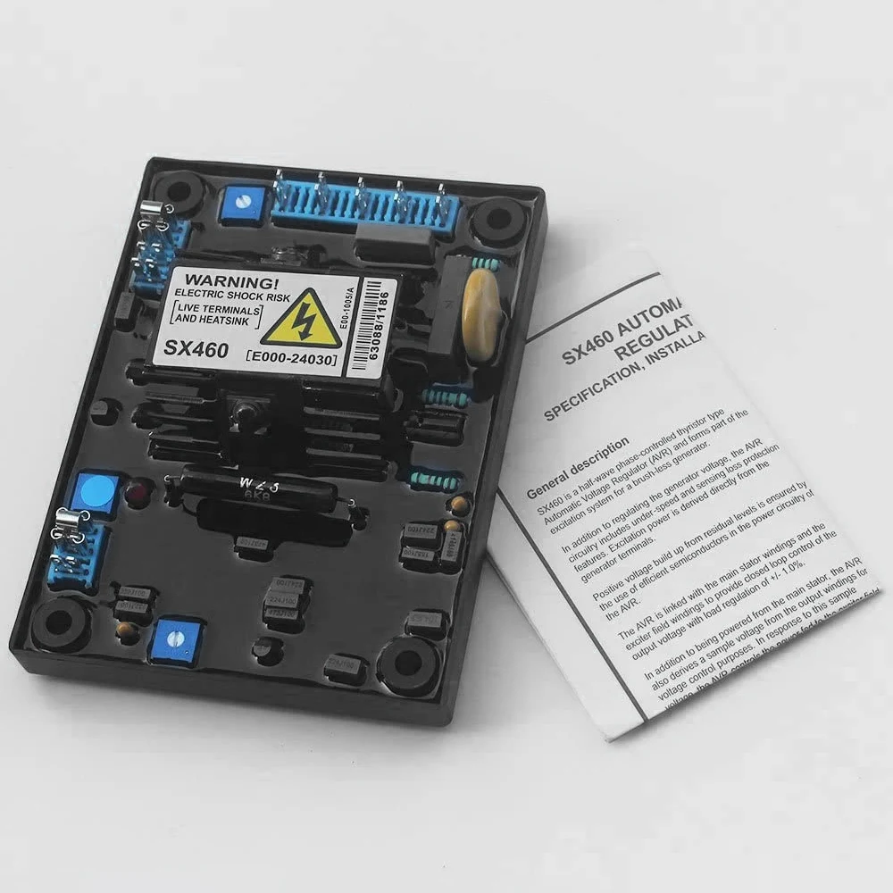 발전기 AVR 자동 전압 조정기 발전기 부품 전원 안정기, SX460, 신제품