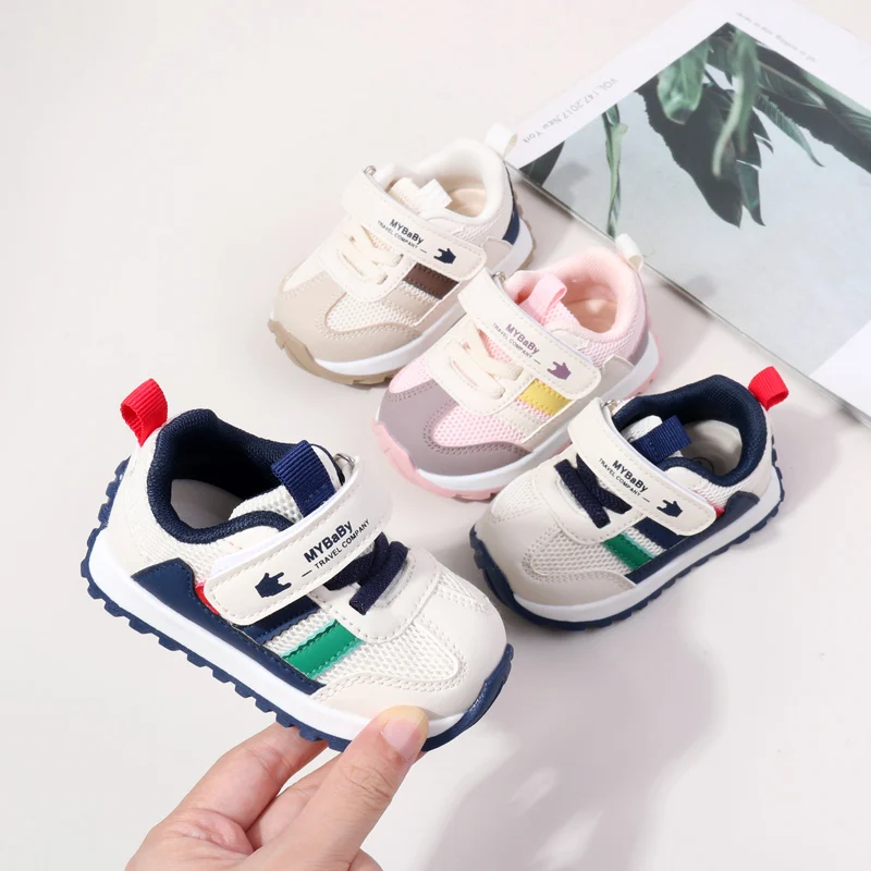Childern Sports Shoes  Spring and Autumn 0-2 Years Old Baby Girls and Boys Sneakers Non-slip Casual Toddler Shoes First Walkers 2