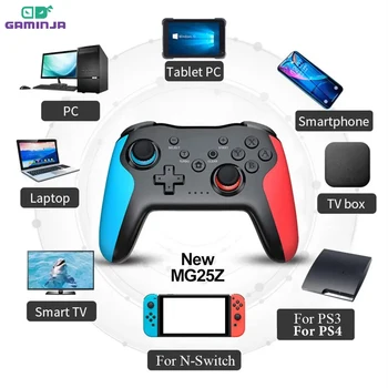 Manette de jeu sans fil Bluetooth pour Nintendo Switch PC PS3