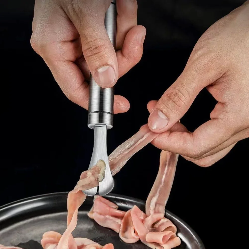 Eel and Loach Gut Opener Household Stainless Steel Gut Scraping Oil Knife Kitchen Gadgets Duck Chicken Knife Special Tools