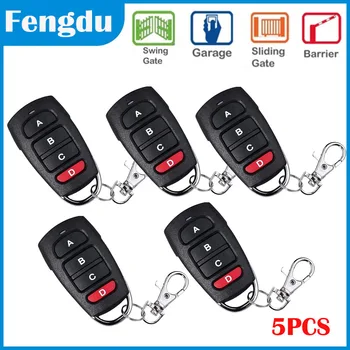 5PCS universal gate command remote control 433 rf remote garage control 433 mhz clone Garage key 1