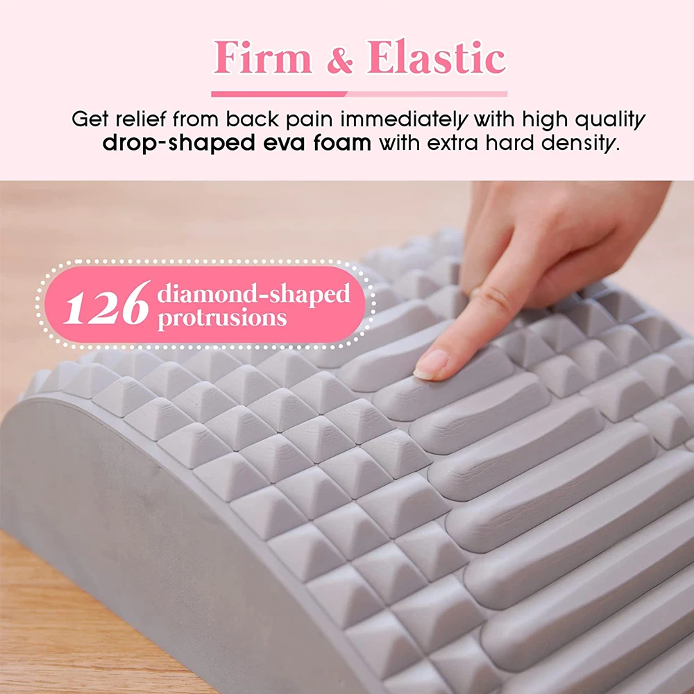 Back Stretcher Lower Back Pain Relief Device Back Cracker Back Massager,Lumbar Support Spine Board for Herniated Disc,Sciatica