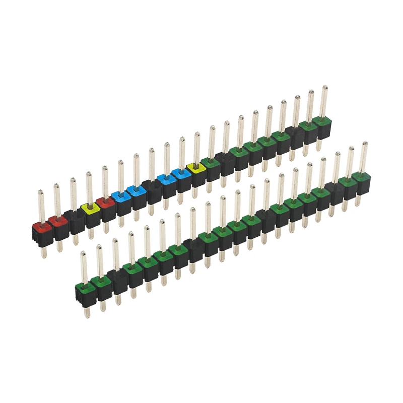 2PCS Raspberry Pi PICO 20 Pin GPIO Header Colorful Mark Prevent Wrong Plug 2.54m