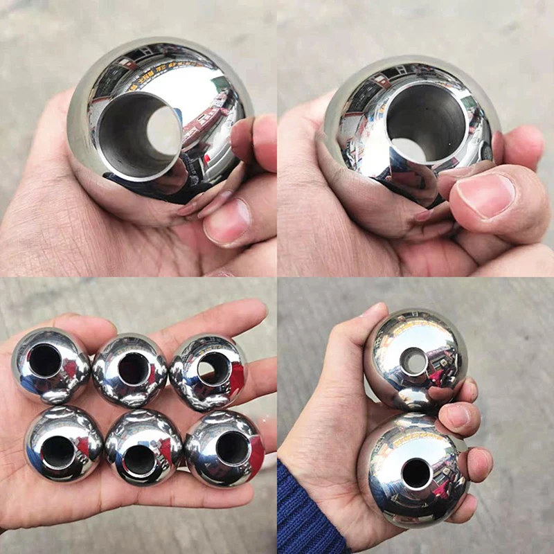 Aço inoxidável Bead Piercing Bola, através do