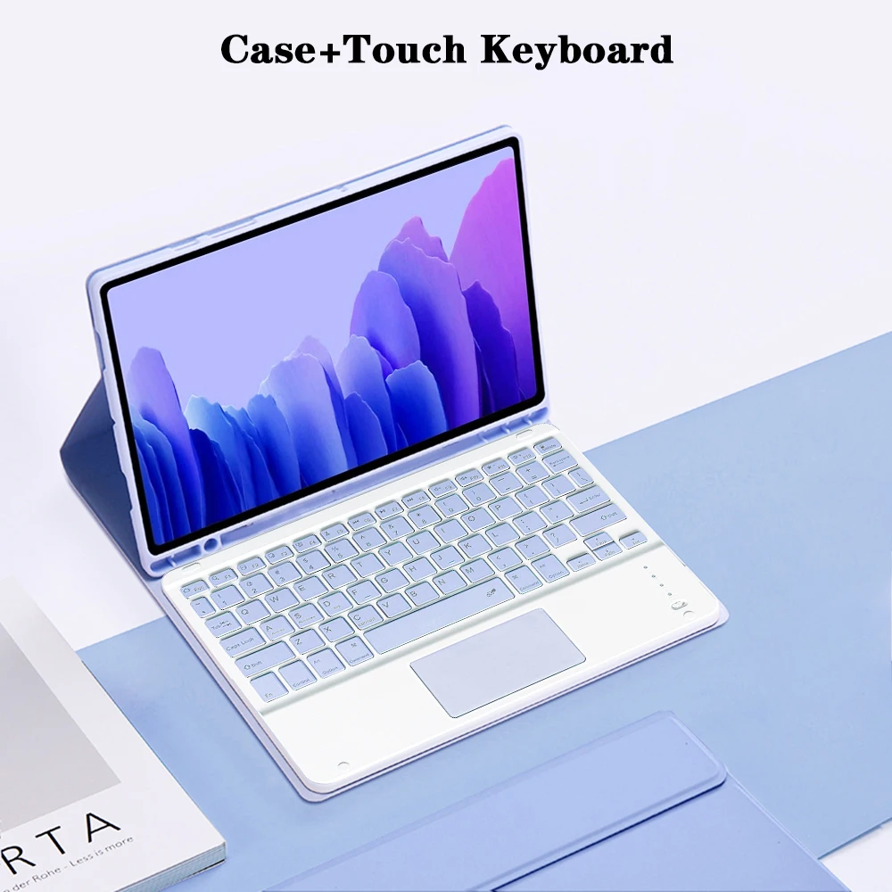 Enhanced Keyboard Case with Detachable Bluetooth and Pencil Holder