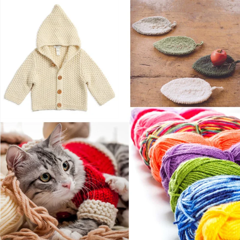 40g Ball Of Yarn Soft 4-strand Milk Cotton Crocheted Knitting For DIY Hat Scarf Handicraft Weaving 4
