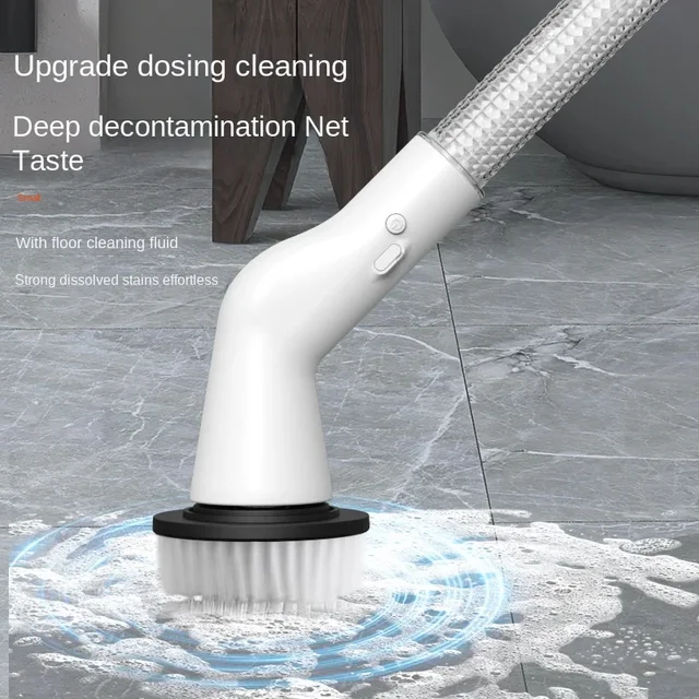 New Style Electric Cleaning Brush 5 in 1 Electric Multi-functional Home USB Automatic Cleaning Brush for Kitchen & Bathroom 2